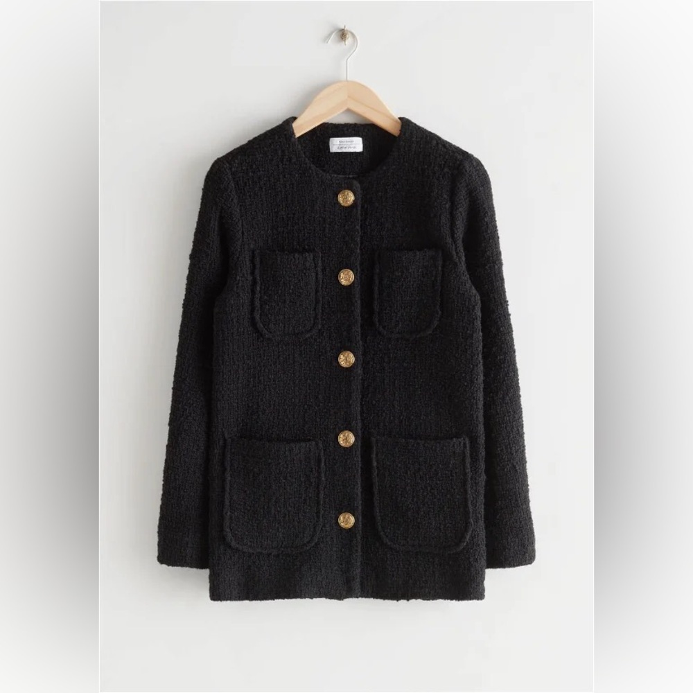 Wool blazer & other stories like chanel like